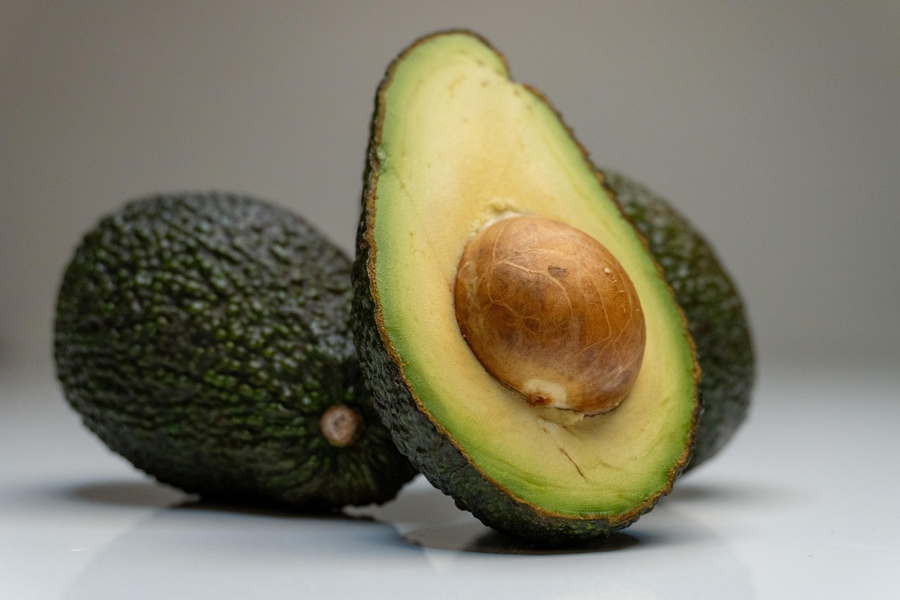 Sliced Open Avocado